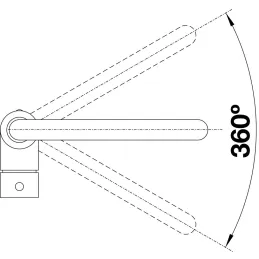 Baterija Blanco DARAS / krom