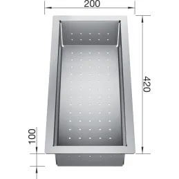 Nerezna zdjela Blanco za sudoper ZEROX