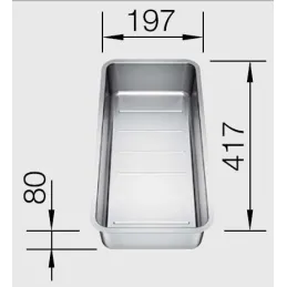 Nerezova zdjela Blanco za sudoper ANDANO