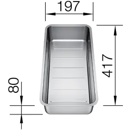 Nerezova zdjela Blanco za sudoper ANDANO