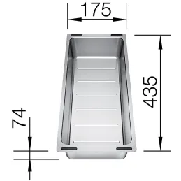 Nerezna zdjela za sudoper ELON, PLEON, ETAGON i SUBLINE