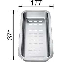 Nerezna zdjela Blanco za sudoper DALAGO 45,5,6