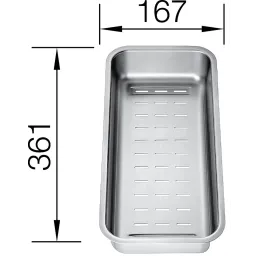 Nerezna zdjela Blanco za sudoper ZENAR 45 S i ZENAR XL 6 S