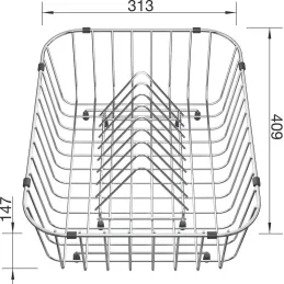 Multifunkcijska košara za posuđe Blanco