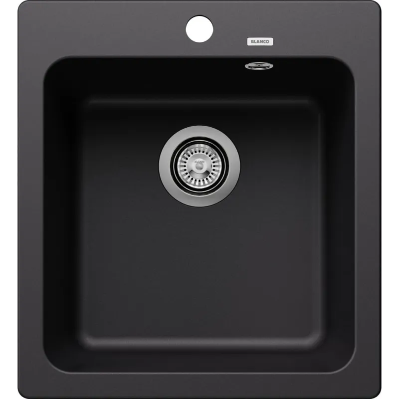 Kameninijski sudoper Blanco NAYA 45 / Crna