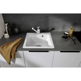 Kuhinjski sudoper od kamena Blanco NAYA 45 / Soft bijela