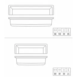 Ručka XANA / Staro-zlatna