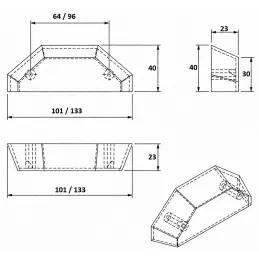 Úchytka MOET / Staro-mesing