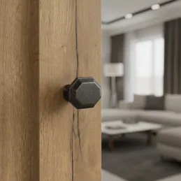 Ručka knopka MOET / Starocrna