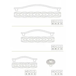 Ručka ALINA / Sjajni krom