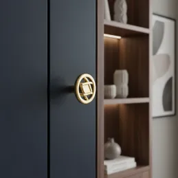 Ručka knopka ALINA / Sjajno zlatna