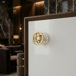 Ručka knopka ALINA / Sjajno zlatna