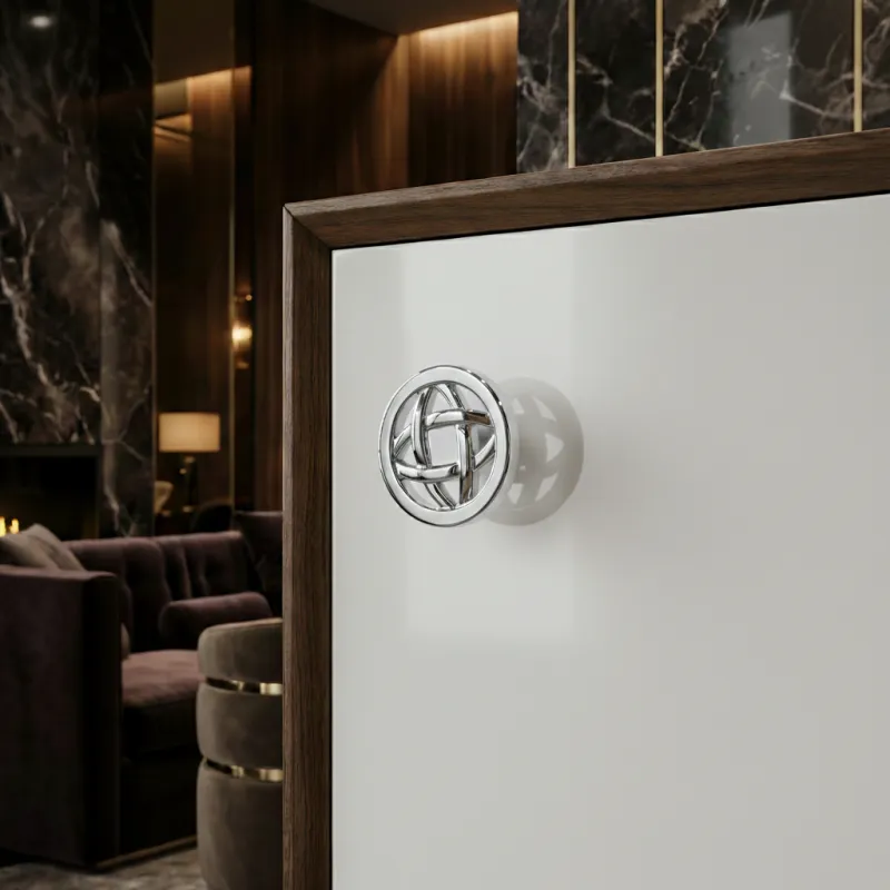 Ručka gumb ALINA / Krom sjajni