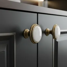 Ručka knopka FRESNO / Staro-mesingano