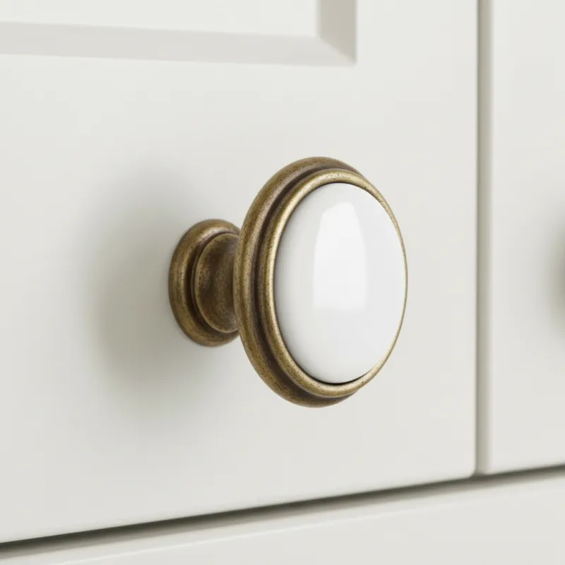 Ručka knopka FRESNO / Staro-mesingano