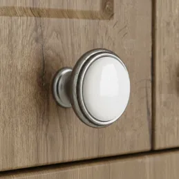 Ručka knopka FRESNO / Starosrebrna