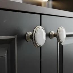 Ručka knopka FRESNO / Starosrebrna