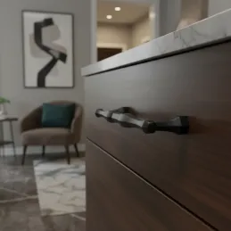 Ručka RUNA / Crna mat