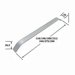 Ručka TOLEDO / Aluminij