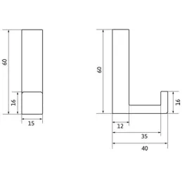 Vješalica OMEGA S / Šampanj