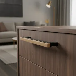 Ručka ISABEL / Crna - lakirani hrast