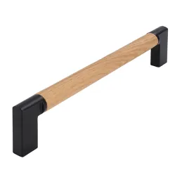 Ručka ALICIA / Crna - lakirani hrast