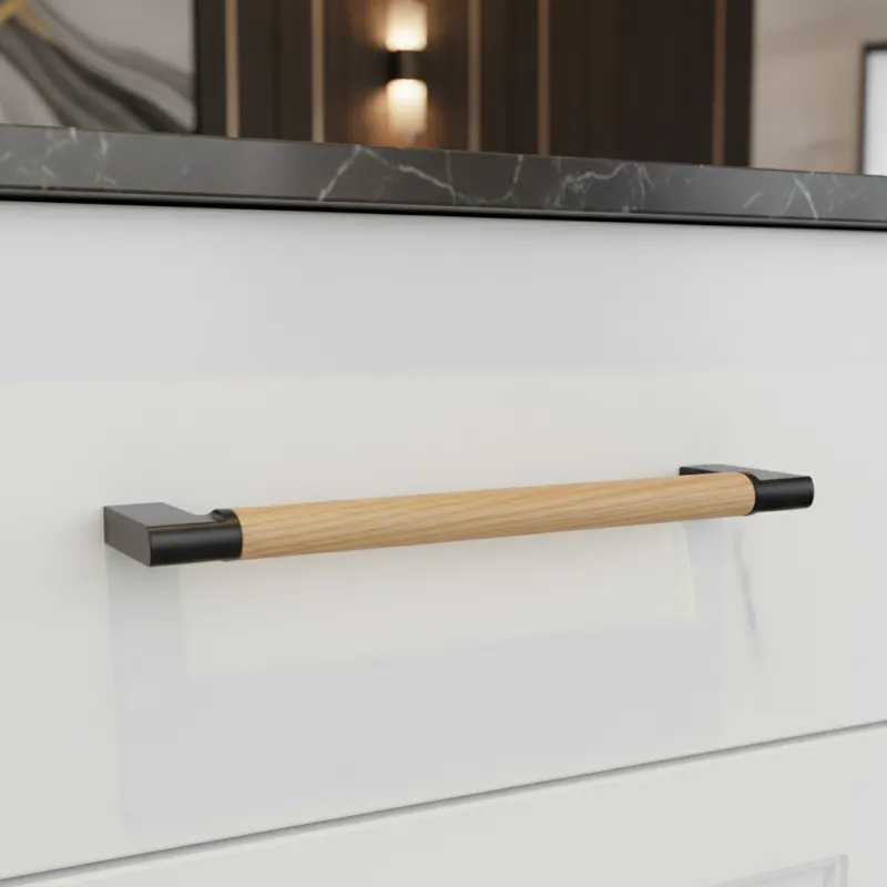 Ručka ALICIA / Crna - lakirani hrast