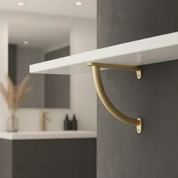 Držač police KIRA 190 / Zlatna