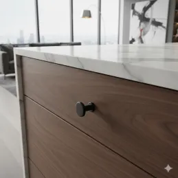 Ručka knopka DOMINICA MINI / Crna mat