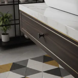 Ručka knopka DOMINICA MINI / Crna mat