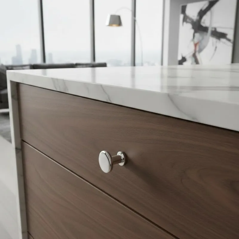 Ručkica knopka DOMINICA MINI / Sjajni krom