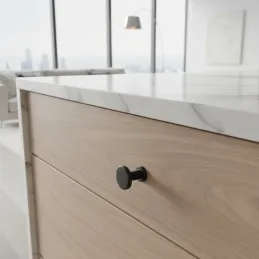 Ručka knopka DOMINICA MINI / Crna mat