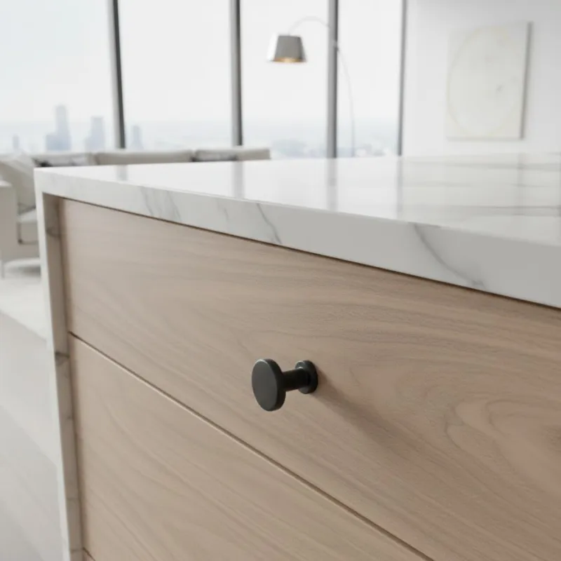 Ručka knopka DOMINICA MINI / Crna mat