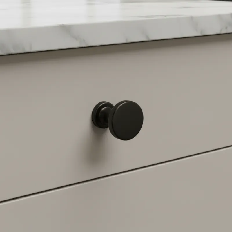 Ručka knopka DOMINICA MAXI / Crna mat