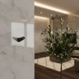 Vešalica ORTEGO / Crna mat