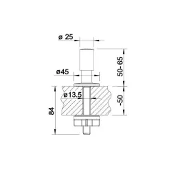 Upravljač za povlačenje BLANCO / Satin platinum