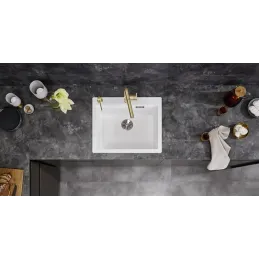 Kameninov sudoper Blanco PLEON 6 / Bijela soft