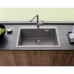 Kuhinjski sudoper od kamena Blanco PLEON 8 / Siva stijena