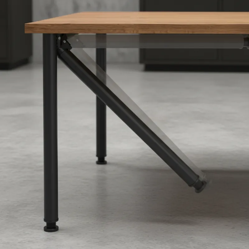 Sklopiva stolna noga FOX / Crna mat