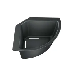 Kutna plastična posuda za kapanje / crna