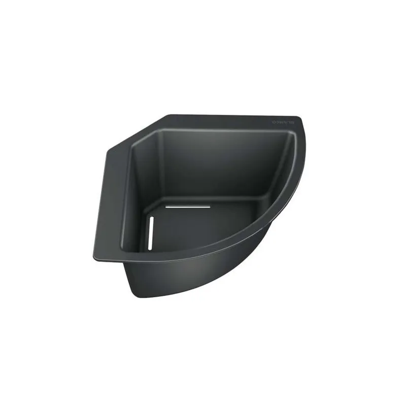 Kutna plastična posuda za kapanje / crna