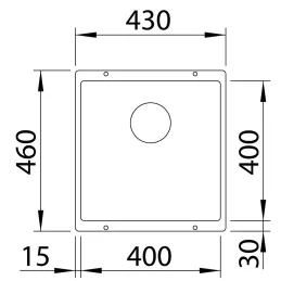 Kameninijski sudoper Blanco FARON XL 6 S