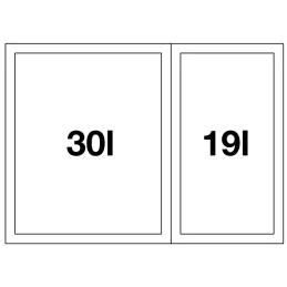 Izvlačni koš za otpad Blanco SELECT II 60/2