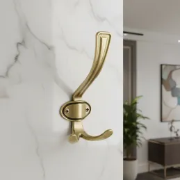 Rustikalna vješalica VATERLO XL / Starozlatna