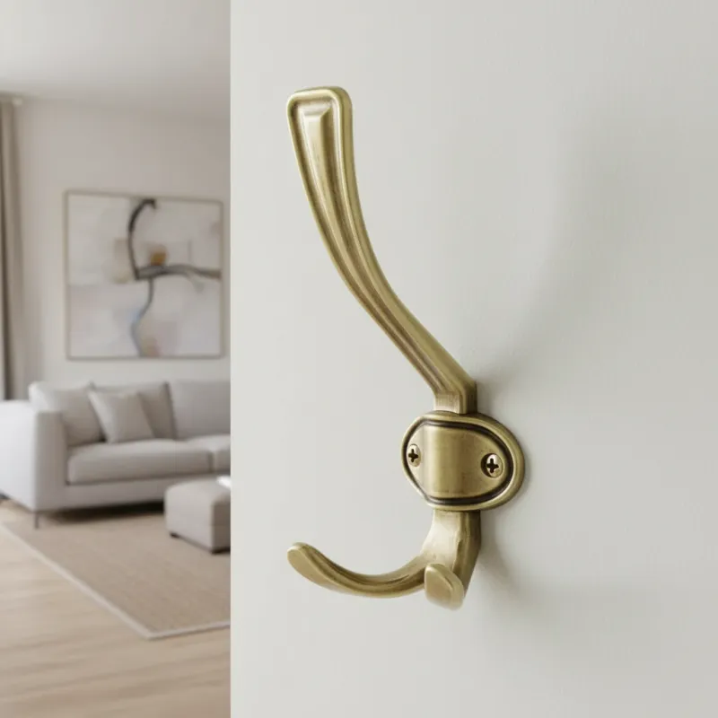 Rustikalna vješalica VATERLO XL / Starozlatna