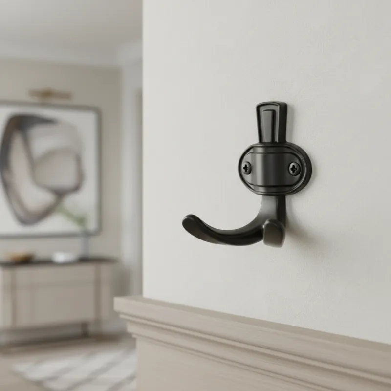 Rustikalna vješalica VATERLO / Crna mat