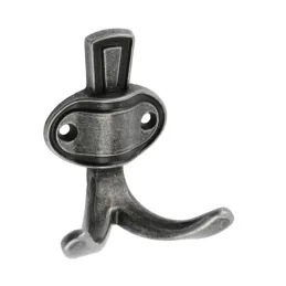 Rustikalna vješalica VATERLO / Staro srebrna