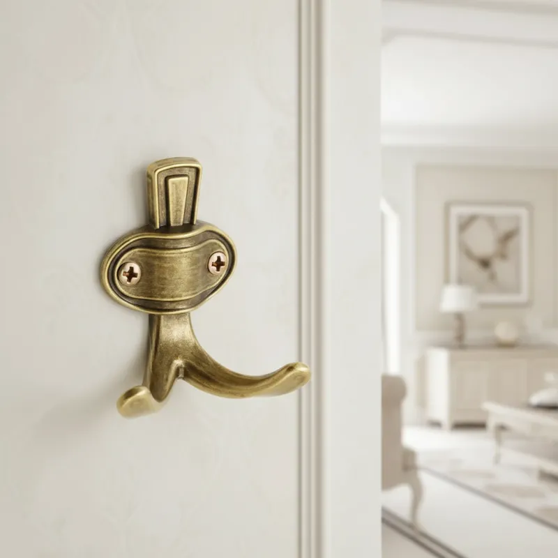 Rustikalna vješalica VATERLO / Starozlatna