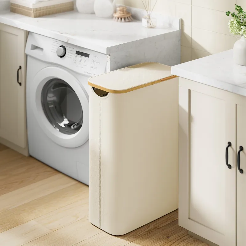 Košara za rublje SOFT 60L / Bijela