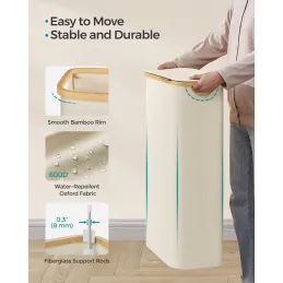 Košara za rublje SOFT 60L / Bijela